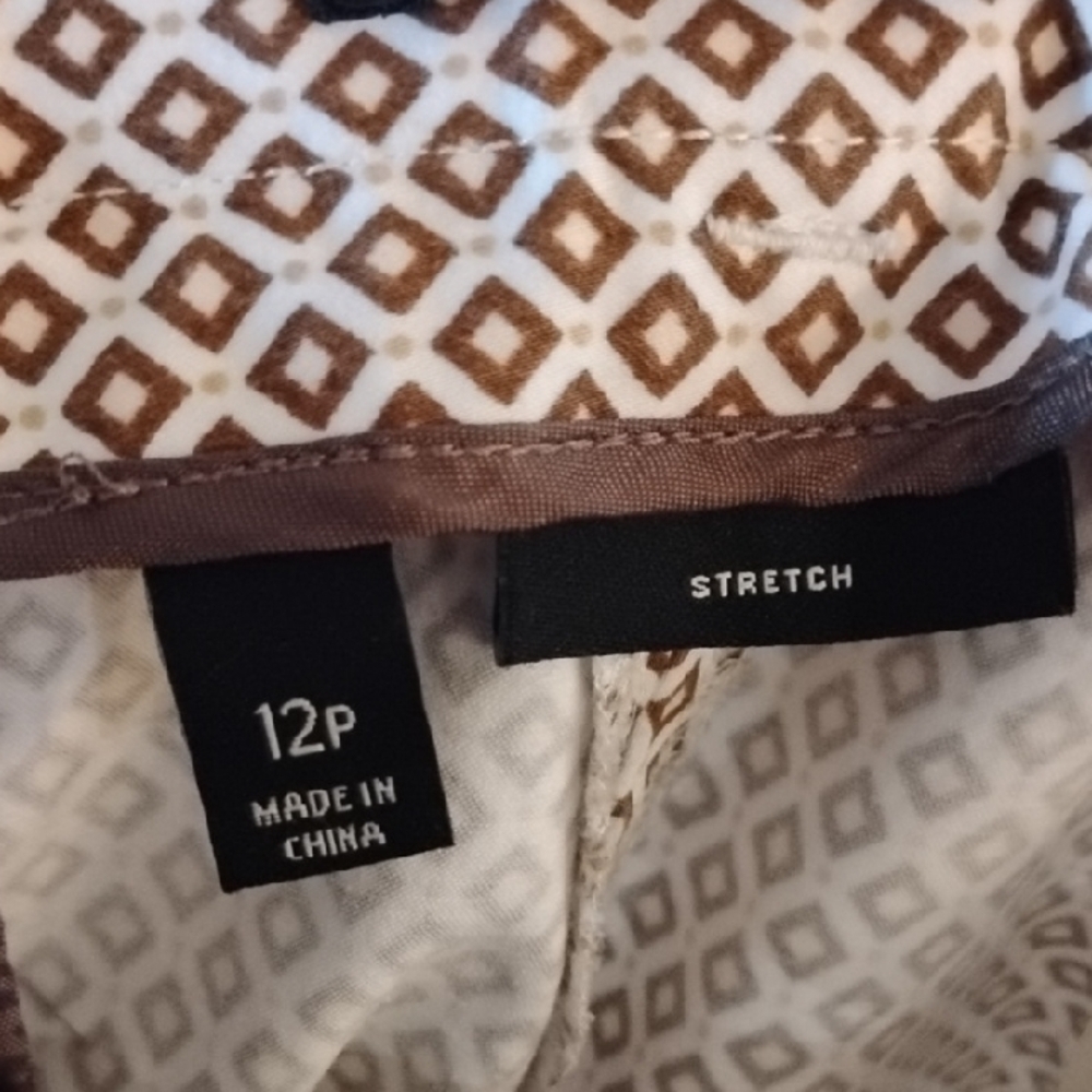Talbots Geometric Print Pants - Picture 9 of 10